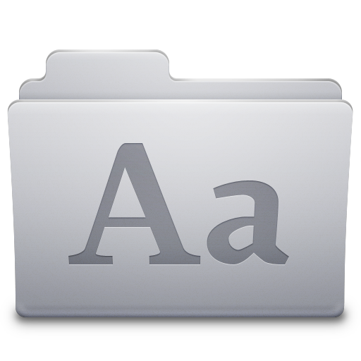 Fonts 3 Icon 512x512 png